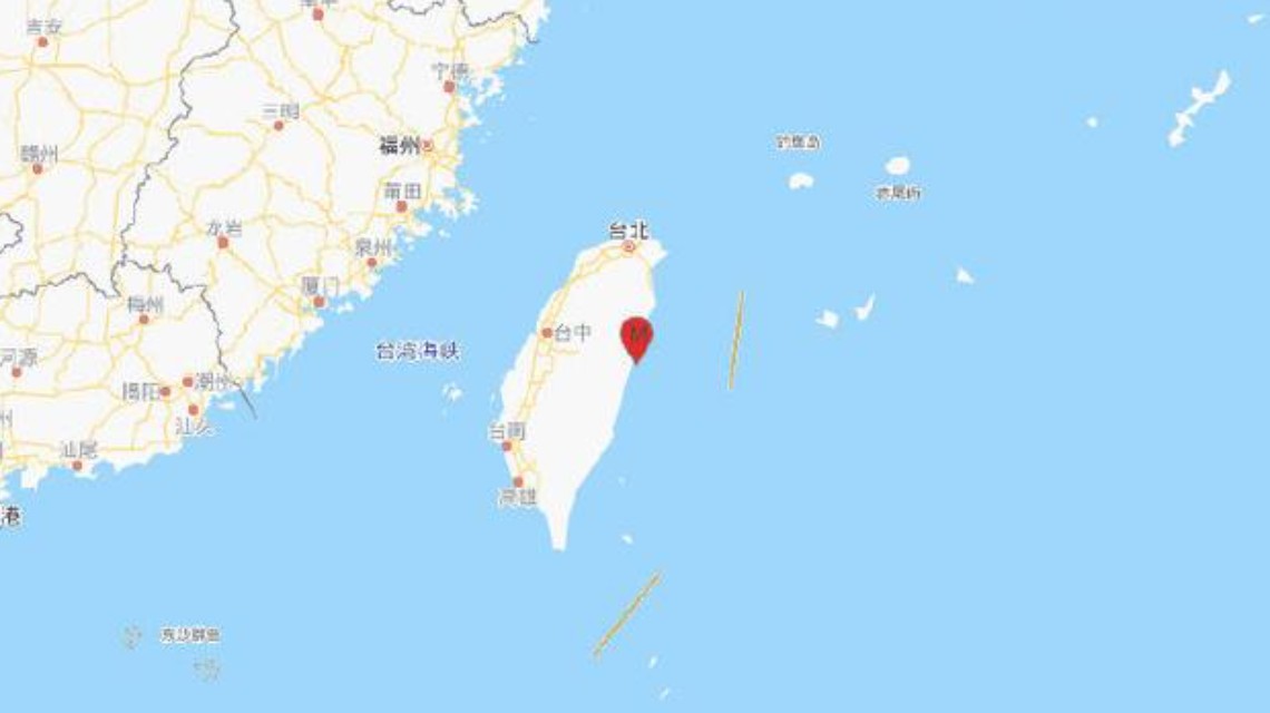 台湾花莲县海域发生4.4级地震